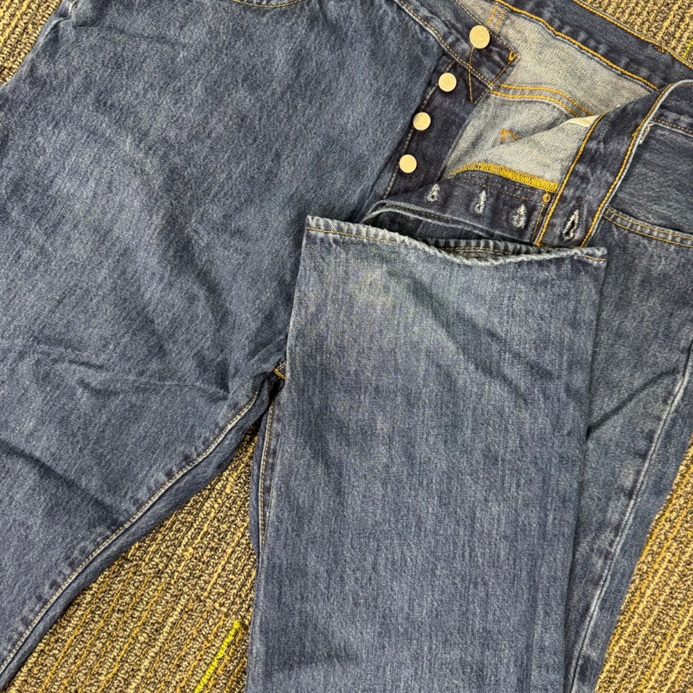 Levi's 501 Original Fit Jeans Men 40x30 Blue Excellent Button Fly Straight Leg